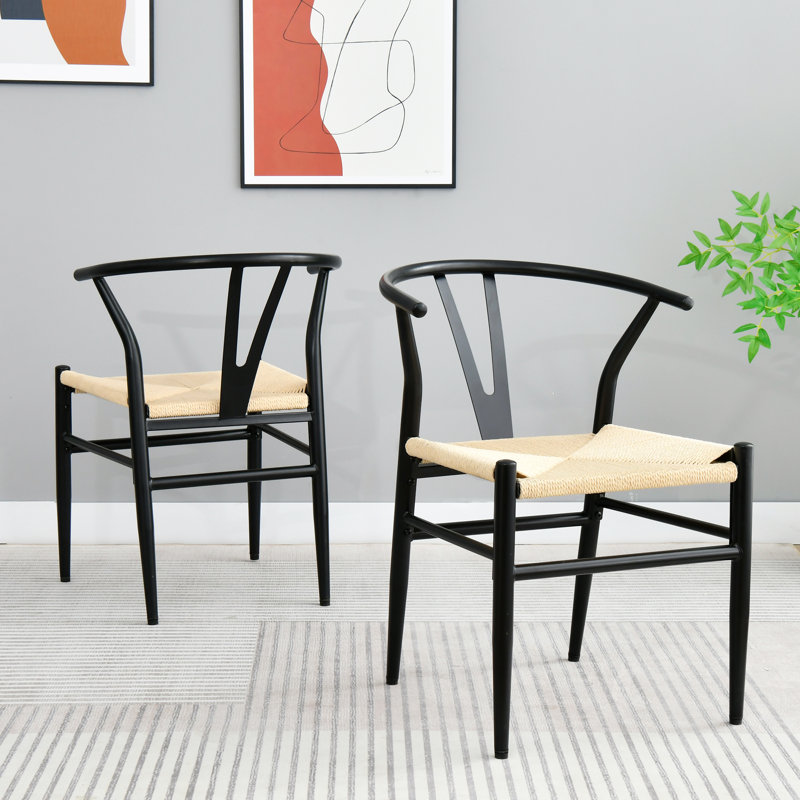 Wade Logan® Brenlie 21" Wide Mid-Century Modern Dining Chairs & Reviews ...